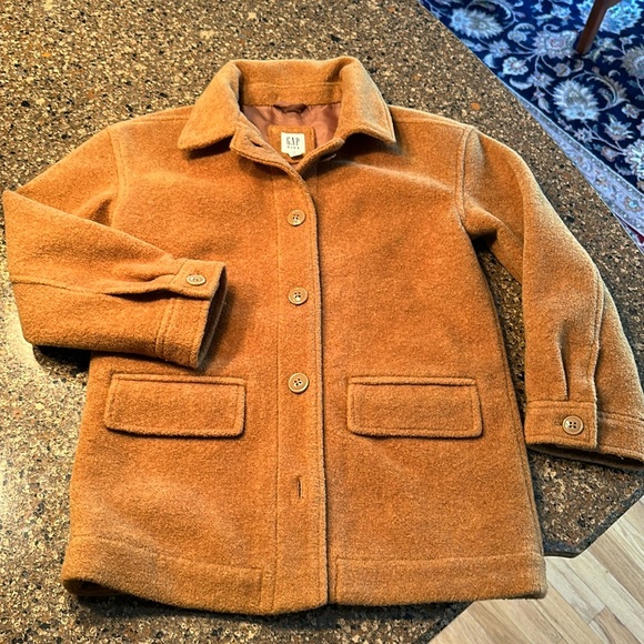 GAP KIDS size M, caramel colored, boucle jacket - Picture 1 of 10